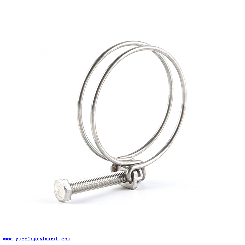 Stainless Steel Double Wire Hose Clamp 304 201 - Flexible PVC Hose,Water Hose