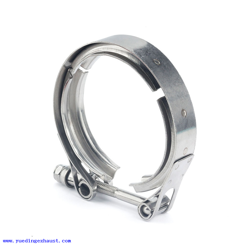 3 Inch V Band Clamp with Stainless Steel Flanges - Perfect for Turbo, Downpipes, Exhaust Systems - 3in SS Vband, V-Band Flange Kit