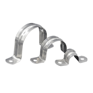 U-Type Stainless Steel Hose Clamp Semicircle Pipe Clamp Tube Clips Water Pipe Fasteners