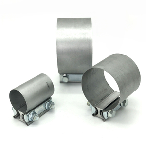 Aluminized Steel Custom Narrow Band Butt Joint Clamp