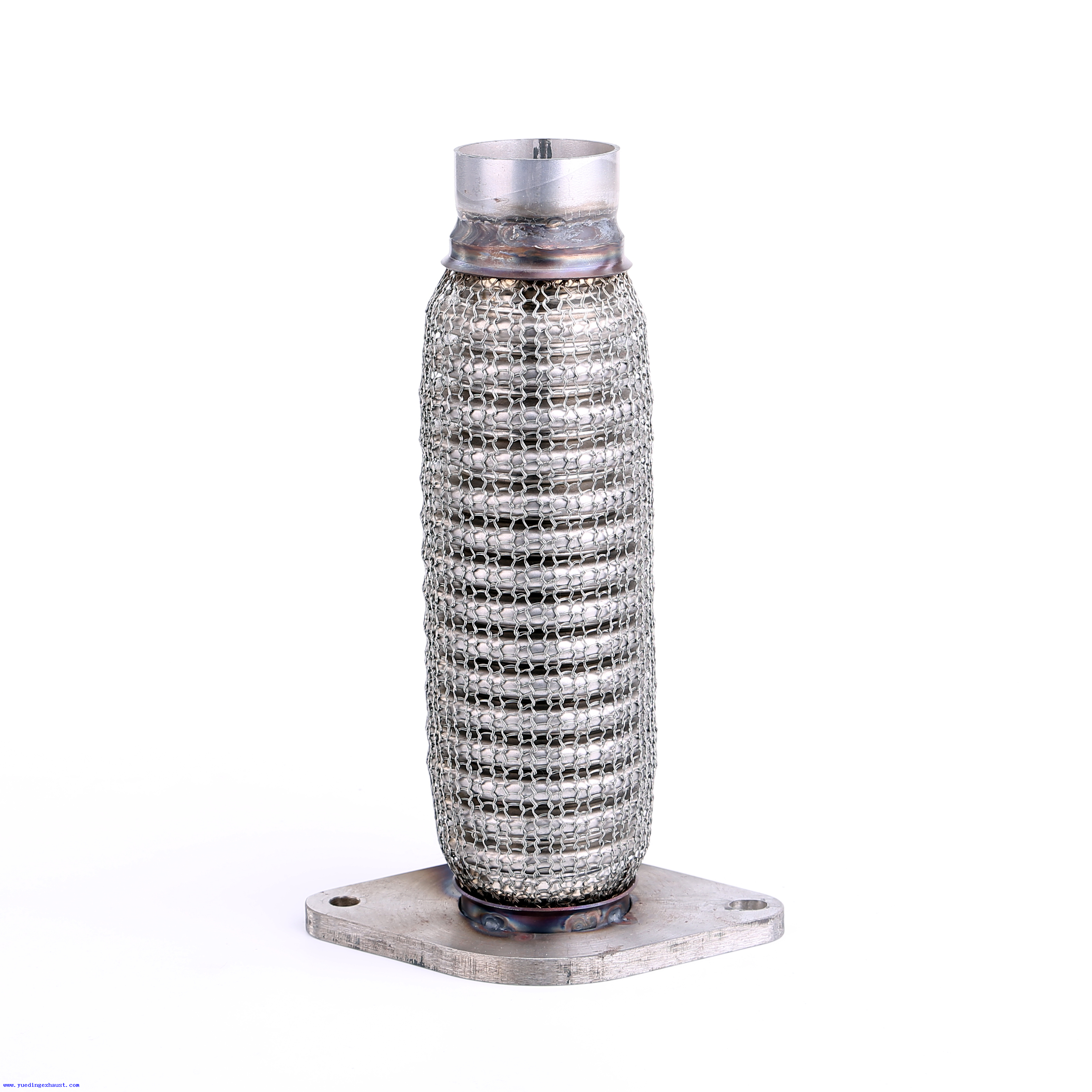 Stainless Steel Auto Mesh Braid Exhaust Flexible Pipe with Flange